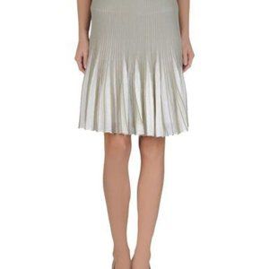 NWT EMPORIO ARMANI  Knitted  lined pleated skirt